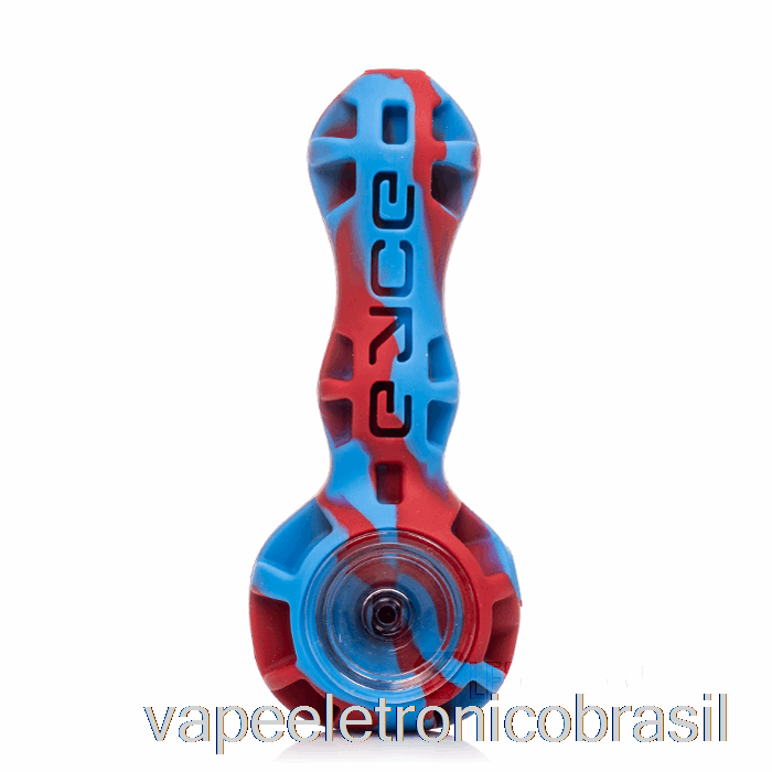 Vape Eletrônico Eyce Colher De Silicone Avalanche (azul/vermelho)